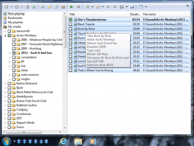 Скриншот приложения @MAX Tray Player - №3