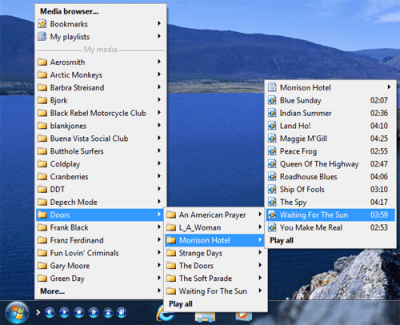 Скриншот приложения @MAX Tray Player - №4