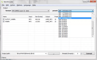 Скриншот приложения BatchEncoder - №3