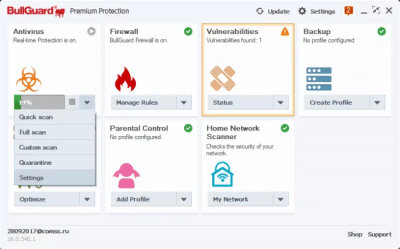 Скриншот приложения BullGuard Premium Protection - №3