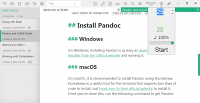 Скриншот приложения Zettlr - №6