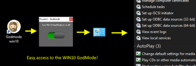 Скриншот приложения GodMode (Win10) - №1