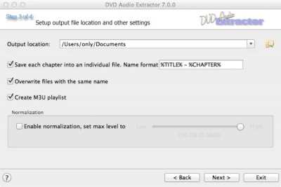 Скриншот приложения DVD Audio Extractor для macOS - №1