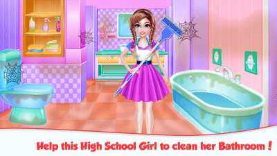 Скриншот приложения Highschool Girls House Cleaning - №2