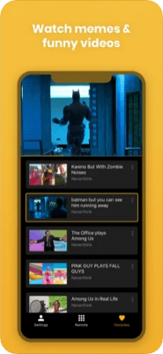 Скриншот приложения Neverthink: Handpicked Memes - №5