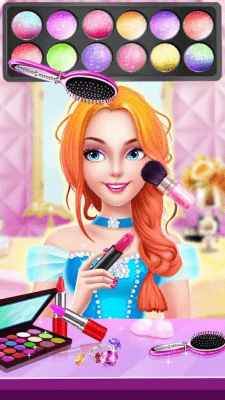 Скриншот приложения Long Hair Beauty Princess - Makeup Party Game - №3