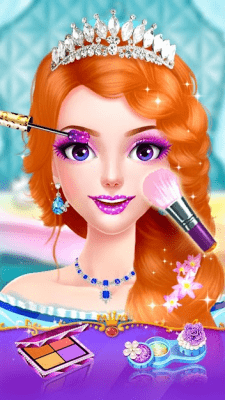 Скриншот приложения Long Hair Beauty Princess - Makeup Party Game - №4
