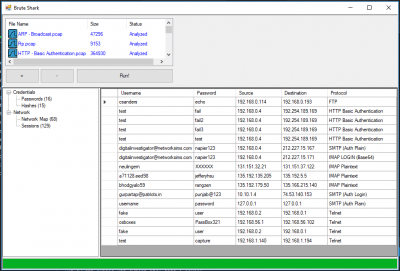 Скриншот приложения BruteShark - №4