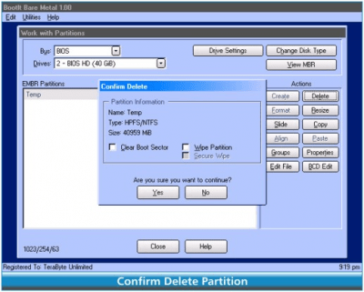 Скриншот приложения BootIt Bare Metal - №5