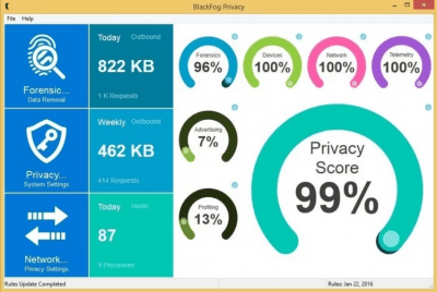 Скриншот приложения BlackFog Privacy - №1