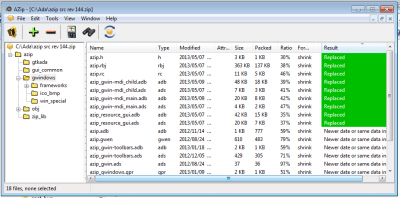 Скриншот приложения AZip - №7