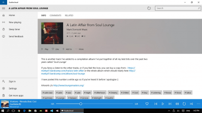 Скриншот приложения Audiocloud - №4