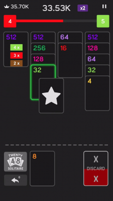Скриншот приложения Twenty48 Solitaire - №5