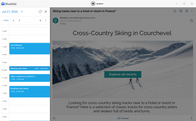 Скриншот приложения Blue Mail - №3