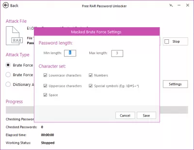 Скриншот приложения Free ZIP Password Unlocker - №2