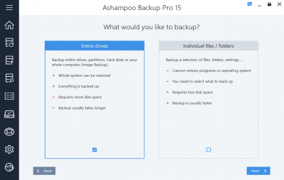 Скриншот приложения Ashampoo Backup Pro - №6
