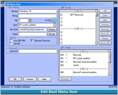 Скриншот приложения BootIt UEFI - №1