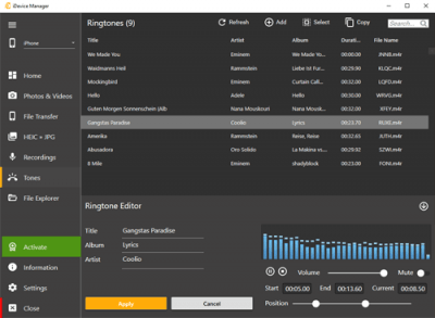 Скриншот приложения iDevice Manager - №4