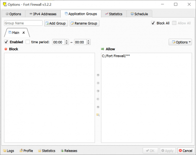Скриншот приложения Fort Firewall - №3