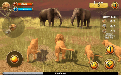 Скриншот приложения Wild Lion Simulator 3D - №2