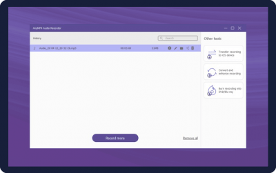 Скриншот приложения AnyMP4 Audio Recorder - №4