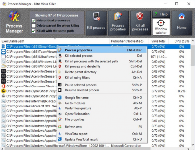 Скриншот приложения Ultra Virus Killer - №6