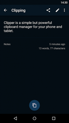 Скриншот приложения Clipper - Clipboard Manager - №4