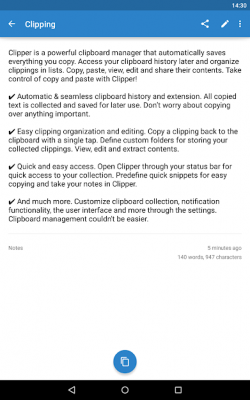 Скриншот приложения Clipper - Clipboard Manager - №8