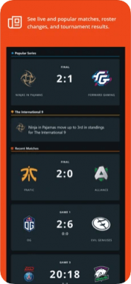 Скриншот приложения Dota Pro Circuit - №5