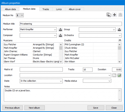 Скриншот приложения GSoft4U Music Collection - №6