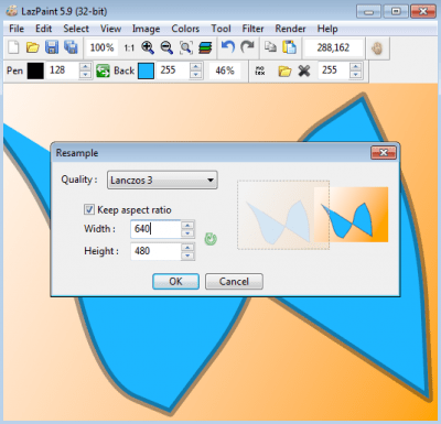 Скриншот приложения LazPaint - №3