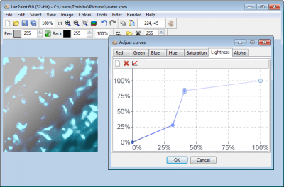 Скриншот приложения LazPaint - №4