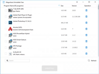Скриншот приложения Magoshare Uninstaller Free - №1