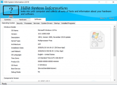 Скриншот приложения HiBit System Information - №4