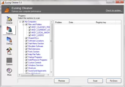 Скриншот приложения Eusing Cleaner - №4