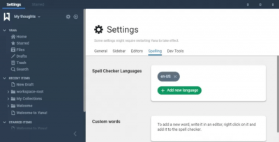Скриншот приложения Yana для Windows - №5