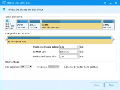 Скриншот приложения Hasleo Disk Clone - №4