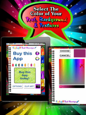 Скриншот приложения Color Text Messages Lite - №3