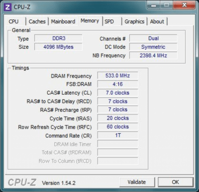 Скриншот приложения CPU-Z - №1