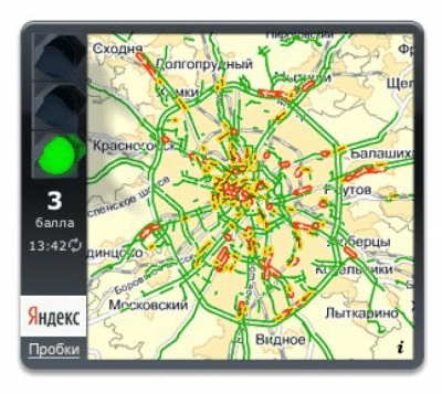 Скриншот приложения Яндекс Пробки виджет - №1