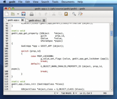 Скриншот приложения gedit - №1
