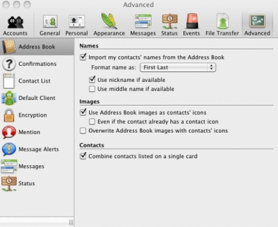 Скриншот приложения Adium - №4