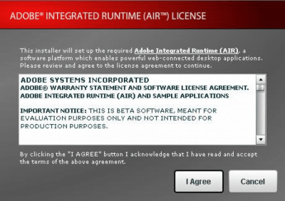 Скриншот приложения Adobe AIR - №2