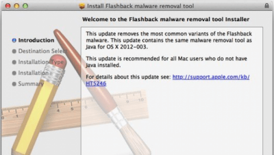 Скриншот приложения Apple Flashback Malware Removal Tool - №1