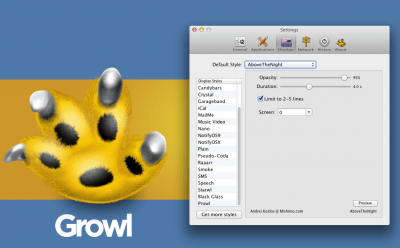Скриншот приложения Growl - №4