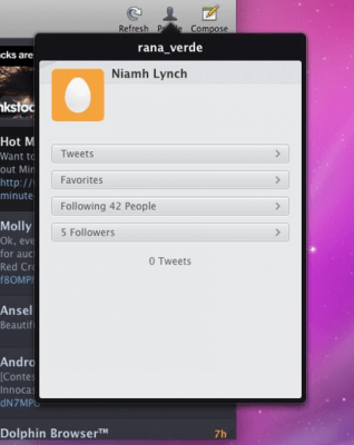 Скриншот приложения Twitterrific - №3