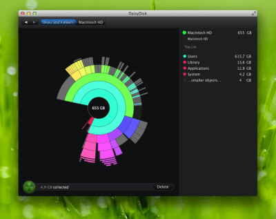 Скриншот приложения DaisyDisk - №1