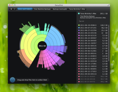 Скриншот приложения DaisyDisk - №3