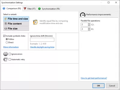 Скриншот приложения FreeFileSync для Windows - №5