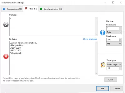 Скриншот приложения FreeFileSync для Windows - №6
